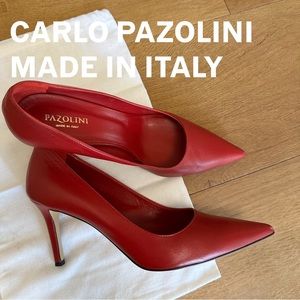 Carlo Pazolini. Red Pumps. Size US 9 (EU 40).
